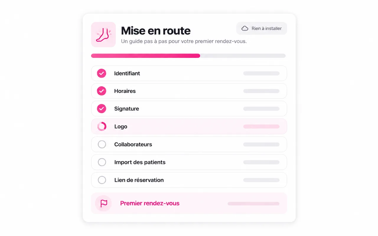 Votre compte s'ouvre. Vous n'installez rien.
